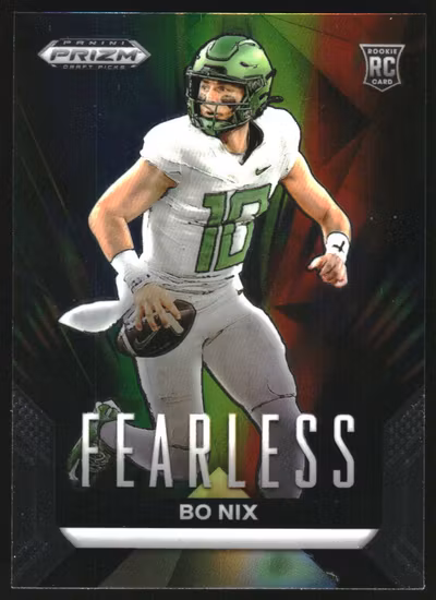 2024 Panini Prizm Draft Picks Fearless #3 Bo Nix (20-SS2-NFLOTHERS)