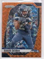2024 Panini Prizm Prizms Orange Laser #265 Richard Sherman (15-B13-NFLOTHERS)
