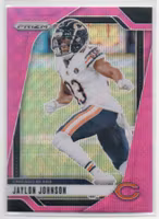 2024 Panini Prizm Prizms Pink Wave #51 Jaylon Johnson (20-B13-NFLBEARS)