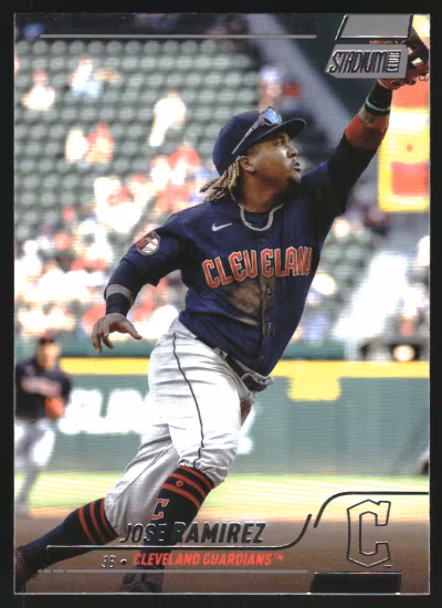 2022 Stadium Club #65 Jose Ramirez (5-OO6-MLBGUARDIANS)