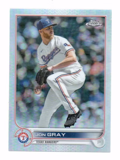 2022 Topps Chrome Refractors #23 Jon Gray (12-RR10-MLBRANGERS)