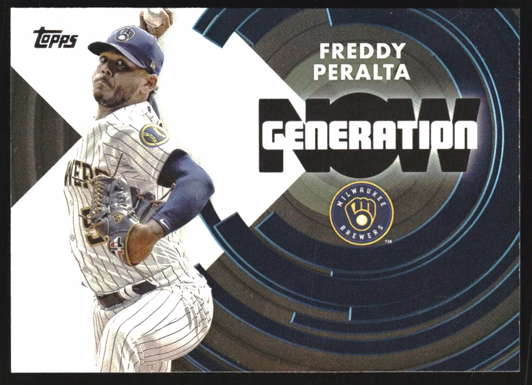 2022 Topps Generation Now #GN44 Freddy Peralta (15-SS7-MLBBREWERS)