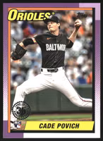 2025 Topps '90 Topps #T9069 Cade Povich (10-OO6-MLBORIOLES)