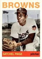 2025 Topps Archives #62 Satchel Paige (5-PP14-MLBOTHERS)