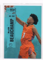 2022 Skybox Metal Universe Champions Aqua #34 Marjon Beauchamp (20-RR11-NBAOTHERS)