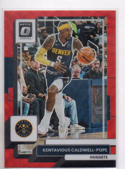 2022-23 Donruss Optic Red Wave #7 Kentavious Caldwell-Pope (15-SS14-NBANUGGETS)