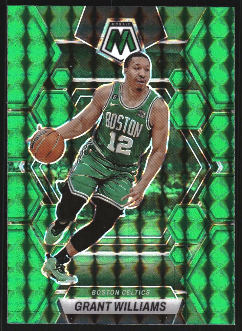 2022-23 Panini Mosaic Mosaic Green #128 Grant Williams (12-SS8-NBACELTICS)