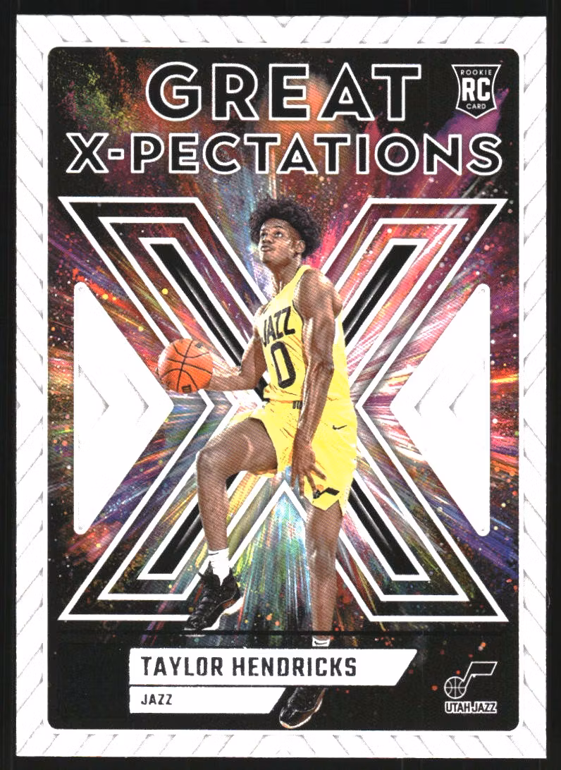 2023-24 Donruss Great X-Pectations #9 Taylor Hendricks (10-RR2-NBAJAZZ)