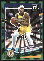 2023-24 Donruss Holo Green Laser #12 Myles Turner (15-RR11-NBAPACERS)