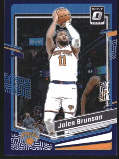 2023-24 Donruss Optic Purple #158 Jalen Brunson (40-SS3-NBAKNICKS)