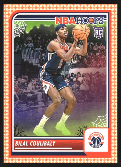 2023-24 Hoops Haunted Hoops Orange #175 Bilal Coulibaly (20-RR2-NBAWIZARDS)