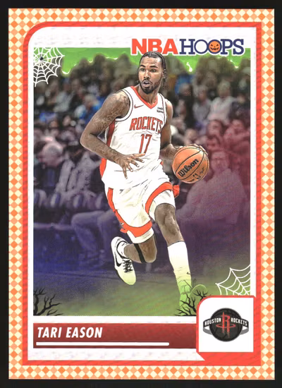 2023-24 Hoops Haunted Hoops Orange #246 Tari Eason (12-RR11-NBAROCKETS)