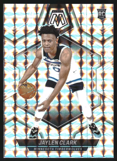 2023-24 Panini Mosaic Mosaic #208 Jaylen Clark (15-QQ8-NBATIMBERWOLVES)
