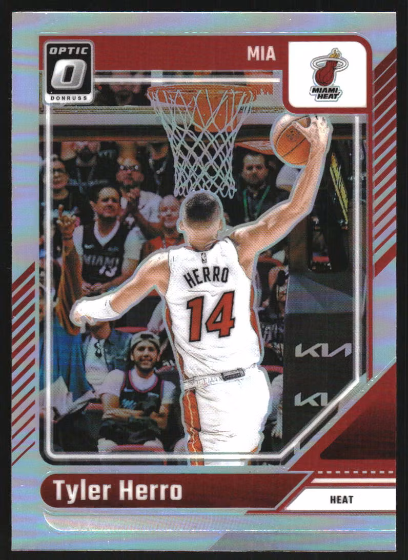 2024-25 Donruss Optic Holo #200 Tyler Herro (20-SS3-NBAHEAT)