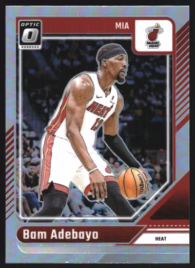 2024-25 Donruss Optic Holo #212 Bam Adebayo (15-SS8-NBAHEAT)