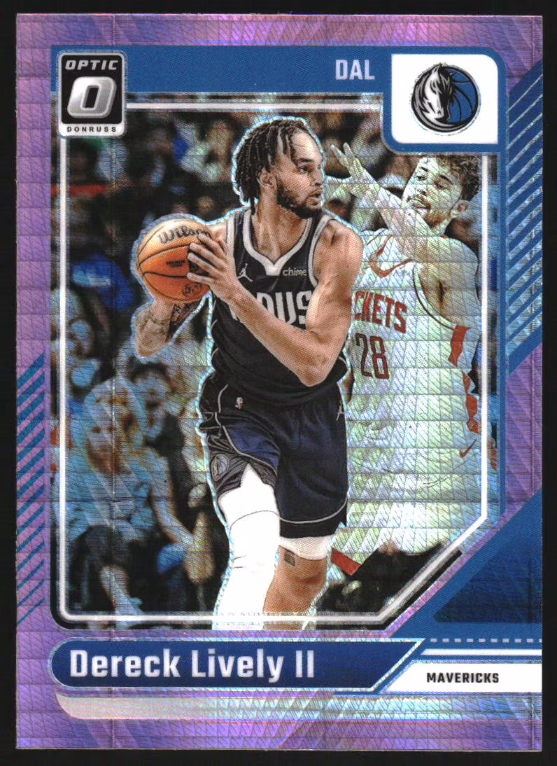 2024-25 Donruss Optic Hyper Pink #44 Dereck Lively II (15-SS2-NBAMAVERICKS)
