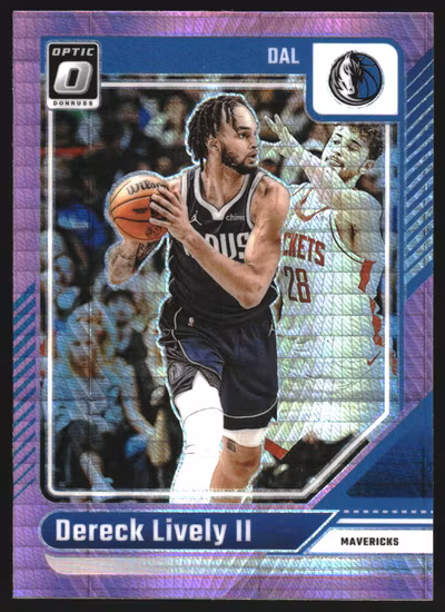 2024-25 Donruss Optic Hyper Pink #44 Dereck Lively II (15-SS2-NBAMAVERICKS)