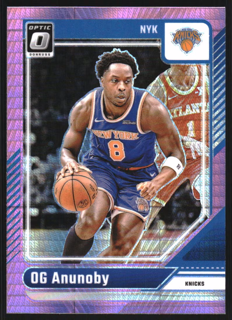 2024-25 Donruss Optic Hyper Pink #51 OG Anunoby (12-SS8-NBAKNICKS)