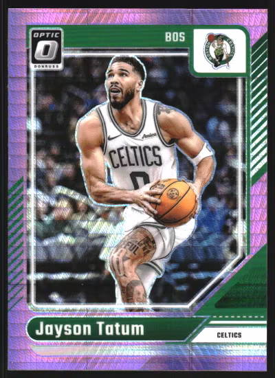 2024-25 Donruss Optic Hyper Pink #70 Jayson Tatum (40-SS2-NBACELTICS)