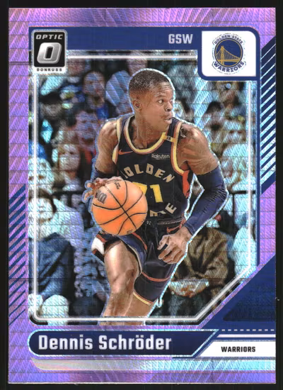 2024-25 Donruss Optic Hyper Pink #84 Dennis Schroder (12-SS2-NBAWARRIORS)