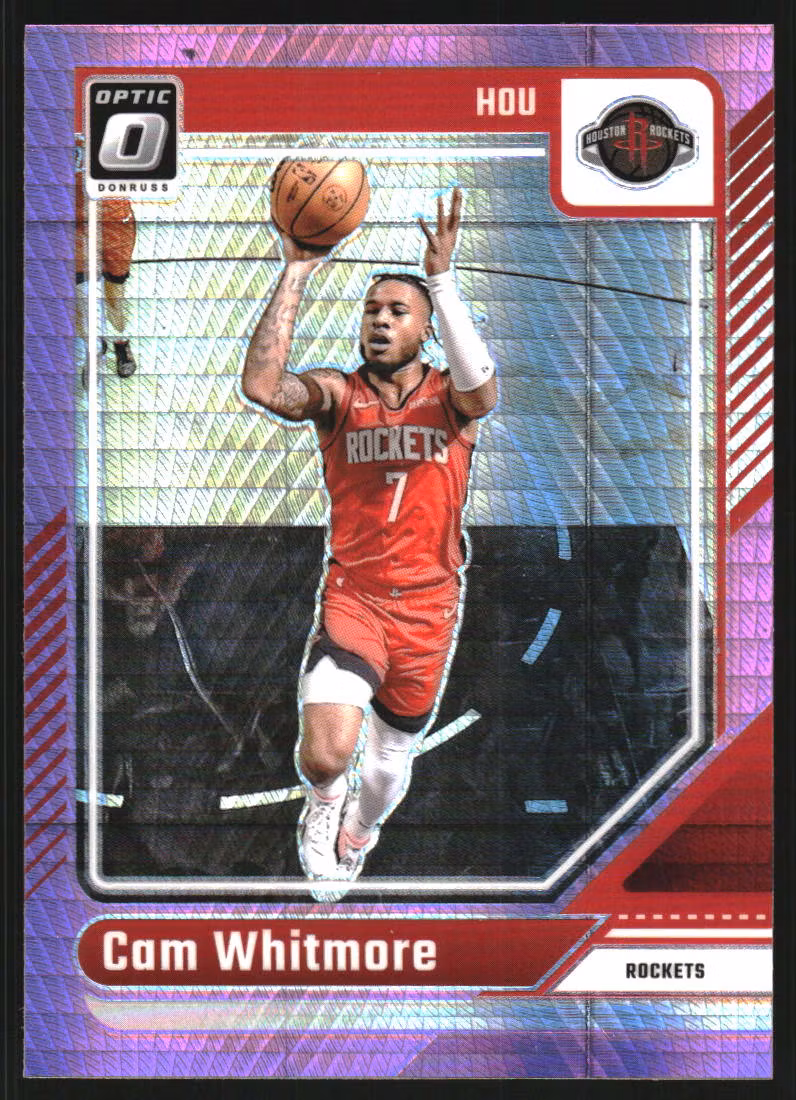 2024-25 Donruss Optic Hyper Pink #97 Cam Whitmore (15-SS2-NBAROCKETS)