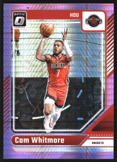 2024-25 Donruss Optic Hyper Pink #97 Cam Whitmore (15-SS2-NBAROCKETS)