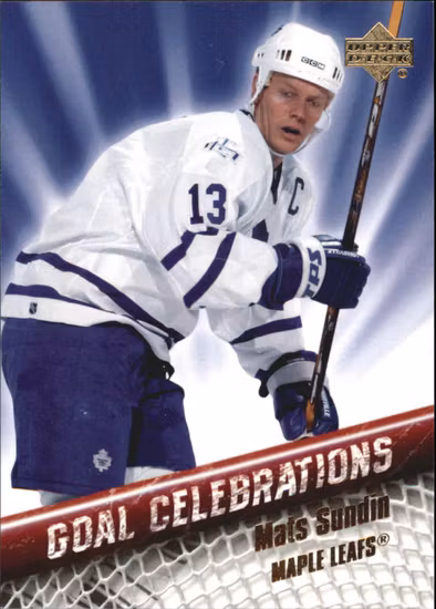 2005-06 Upper Deck Goal Celebrations #GC7 Mats Sundin (20-W5-NHLMAPLELEAFS)