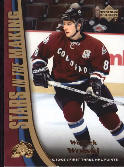2005-06 Upper Deck Stars in the Making #SM14 Wojtek Wolski (10-W10-NHLAVALANCHE)