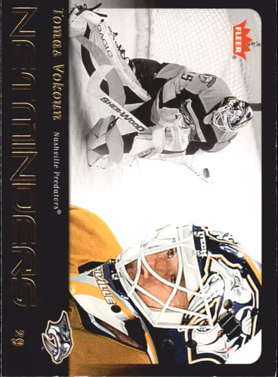 2006-07 Fleer Netminders #N14 Tomas Vokoun (10-W15-NHLPREDATORS)