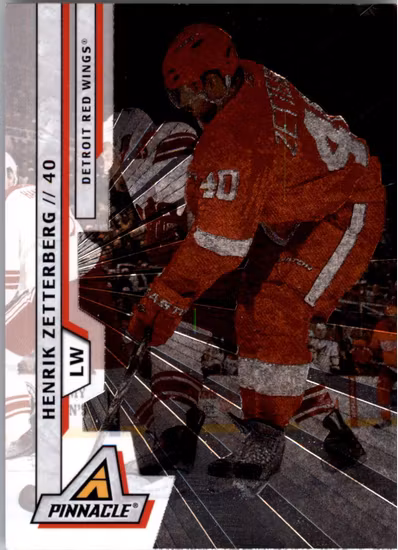 2010-11 Pinnacle Rink Collection #131 Henrik Zetterberg (30-W14-NHLREDWINGS)