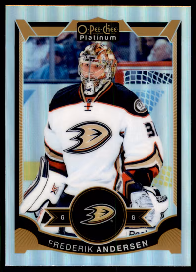 2015-16 O-Pee-Chee Platinum Rainbow #32 Frederik Andersen (12-U5-NHLDUCKS)