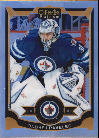 2015-16 O-Pee-Chee Platinum Rainbow #149 Ondrej Pavelec (12-W4-NHLJETS)