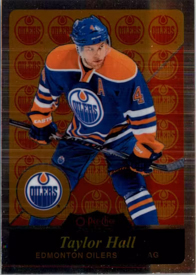 2015-16 O-Pee-Chee Platinum Retro #R28 Taylor Hall (20-W5-NHLOILERS)