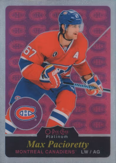 2015-16 O-Pee-Chee Platinum Retro #R47 Max Pacioretty (20-U8-NHLCANADIENS)