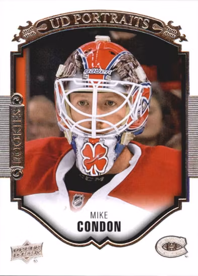 2015-16 Upper Deck UD Portraits #P85 Mike Condon (12-U8-NHLCANADIENS)