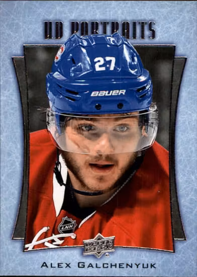 2016-17 Upper Deck UD Portraits #P33 Alex Galchenyuk (10-U8-NHLCANADIENS)