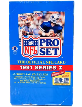 1991 Pro Set Series 1 Football (Wax Box)