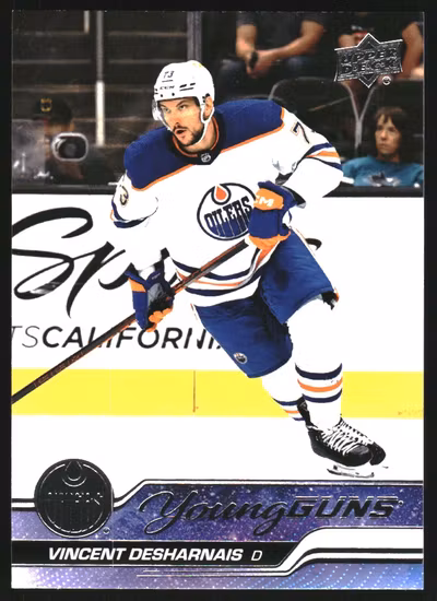 2023-24 Upper Deck #202 Vincent Desharnais YG RC (20-SS10-NHLOILERS)