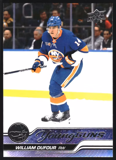 2023-24 Upper Deck #206 William Dufour YG RC (25-SS10-NHLISLANDERS)