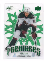 2024-25 Upper Deck Ice Emerald Green #220 Josh Doan (50-SS14-NHLMAMMOTH)