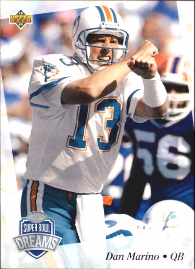 1992-93 Upper Deck NFL Experience #22 Dan Marino (10-U6-NFLDOLPHINS)