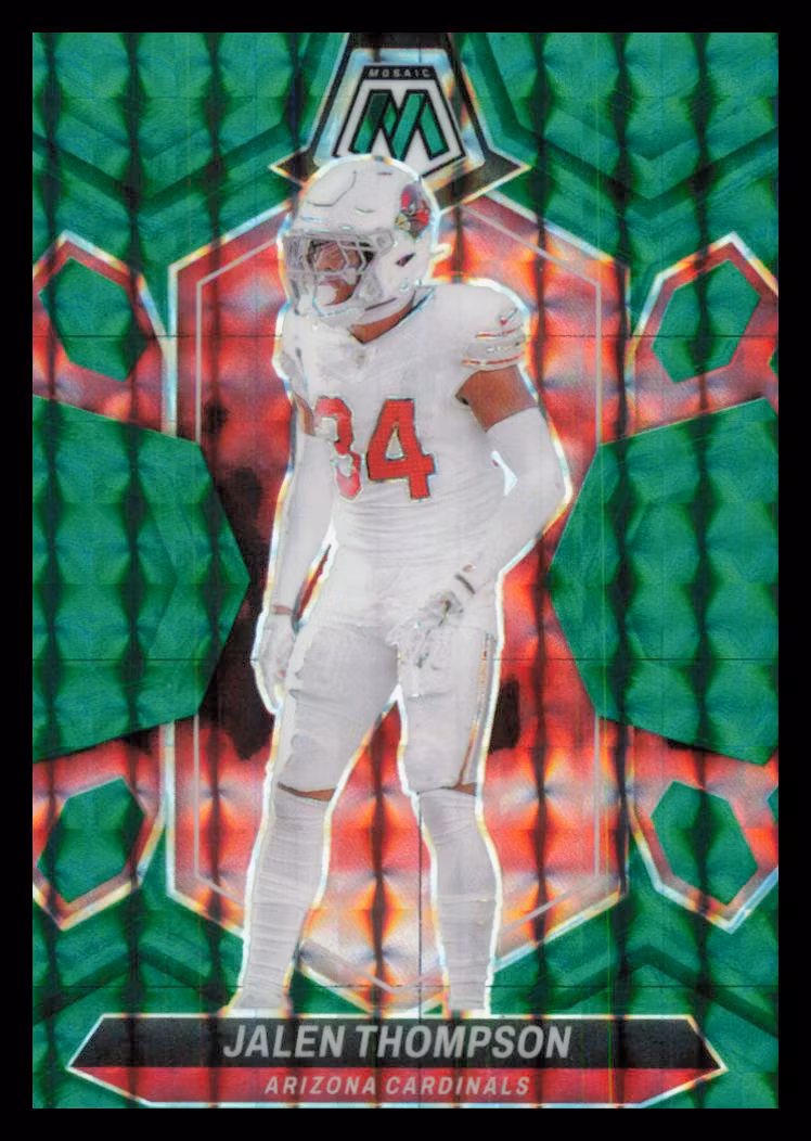 2024 Panini Mosaic Mosaic Green #6 Jalen Thompson (15-QQ8-NFLCARDINALS)