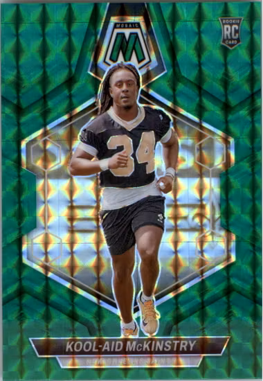 2024 Panini Mosaic Mosaic Green #341 Kool-Aid McKinstry (25-LL8-NFLSAINTS)