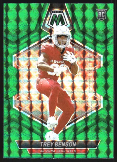 2024 Panini Mosaic Mosaic Green #360 Trey Benson (30-OO11-NFLCARDINALS)