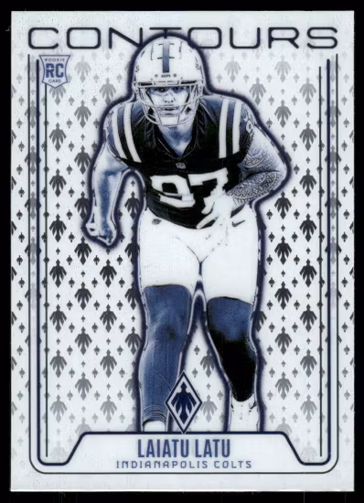 2024 Panini Phoenix Contours #32 Laiatu Latu (20-SS7-NFLCOLTS)