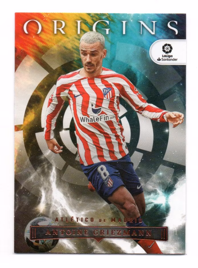 2022-23 Panini Chronicles La Liga #78 Antoine Griezmann Origins (15-RR3-ATLETICOMADRID)