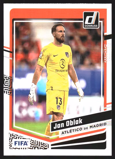 2023-24 Donruss #110 Jan Oblak (5-JJ5-ATLETICOMADRID)