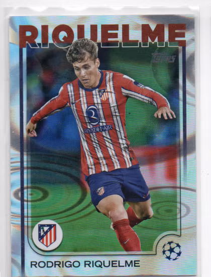 2024-25 Topps UEFA Club Competitions Rain Drops #37 Rodrigo Riquelme (15-B14-ATLETICOMADRID)