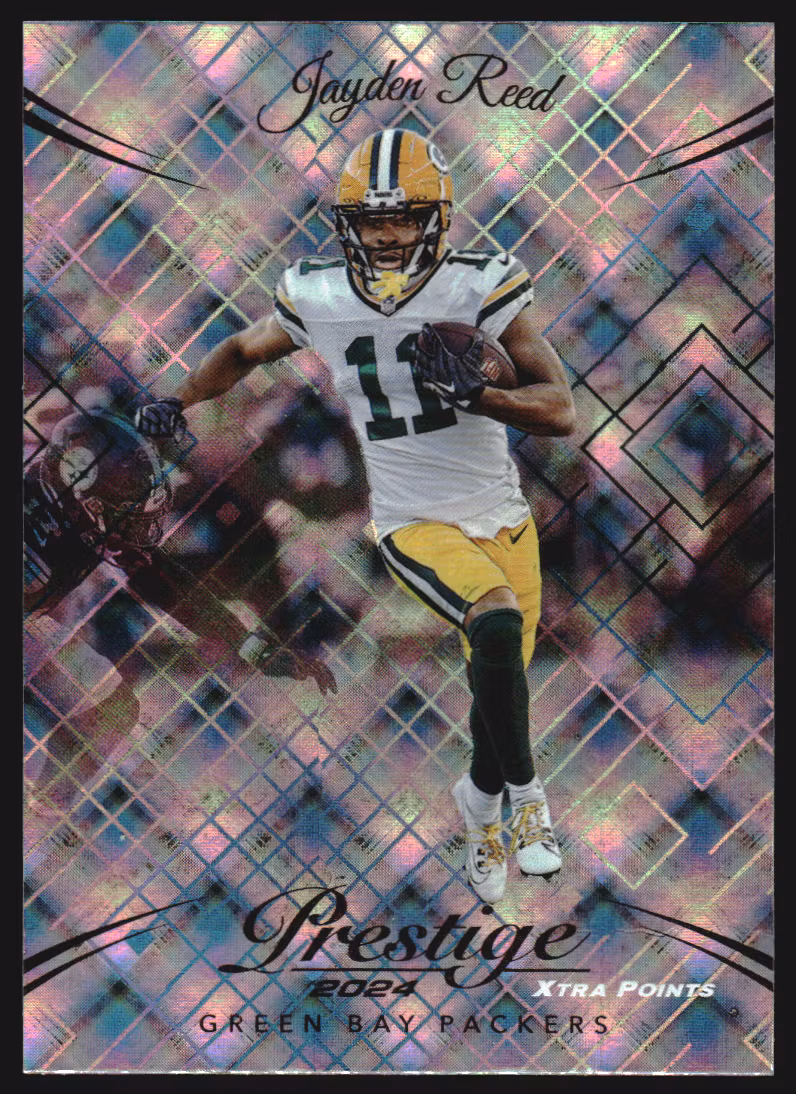 2024 Prestige Xtra Points Diamond #110 Jayden Reed (15-QQ3-NFLPACKERS)