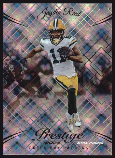 2024 Prestige Xtra Points Diamond #110 Jayden Reed (15-QQ3-NFLPACKERS)